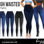 High Waisted Jeans