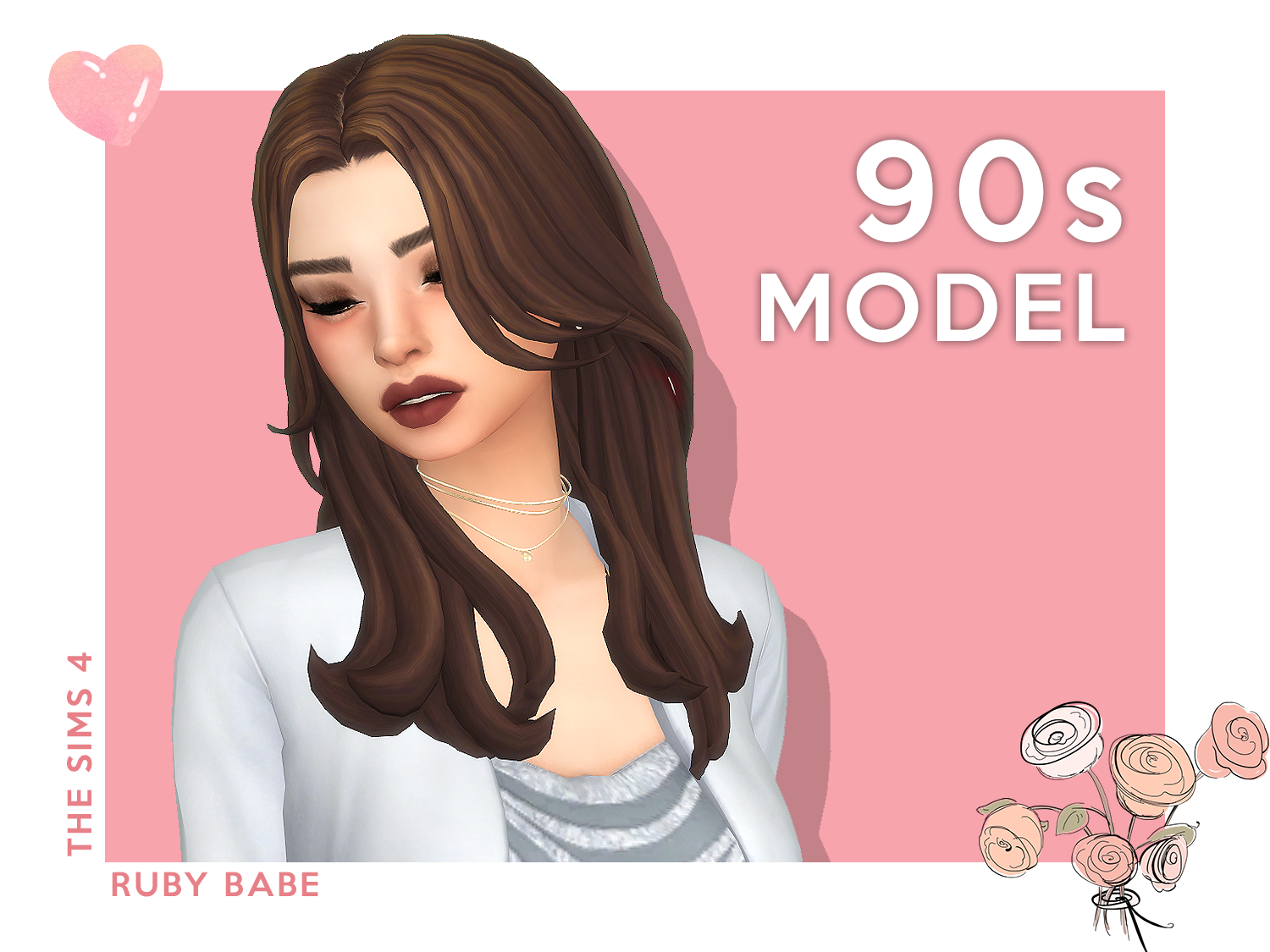 90s Model Hair