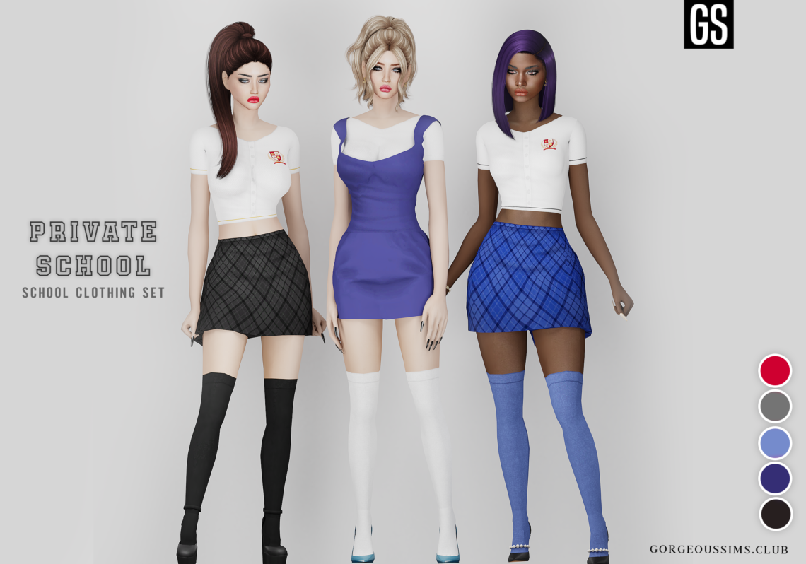 Private School Clothing Set