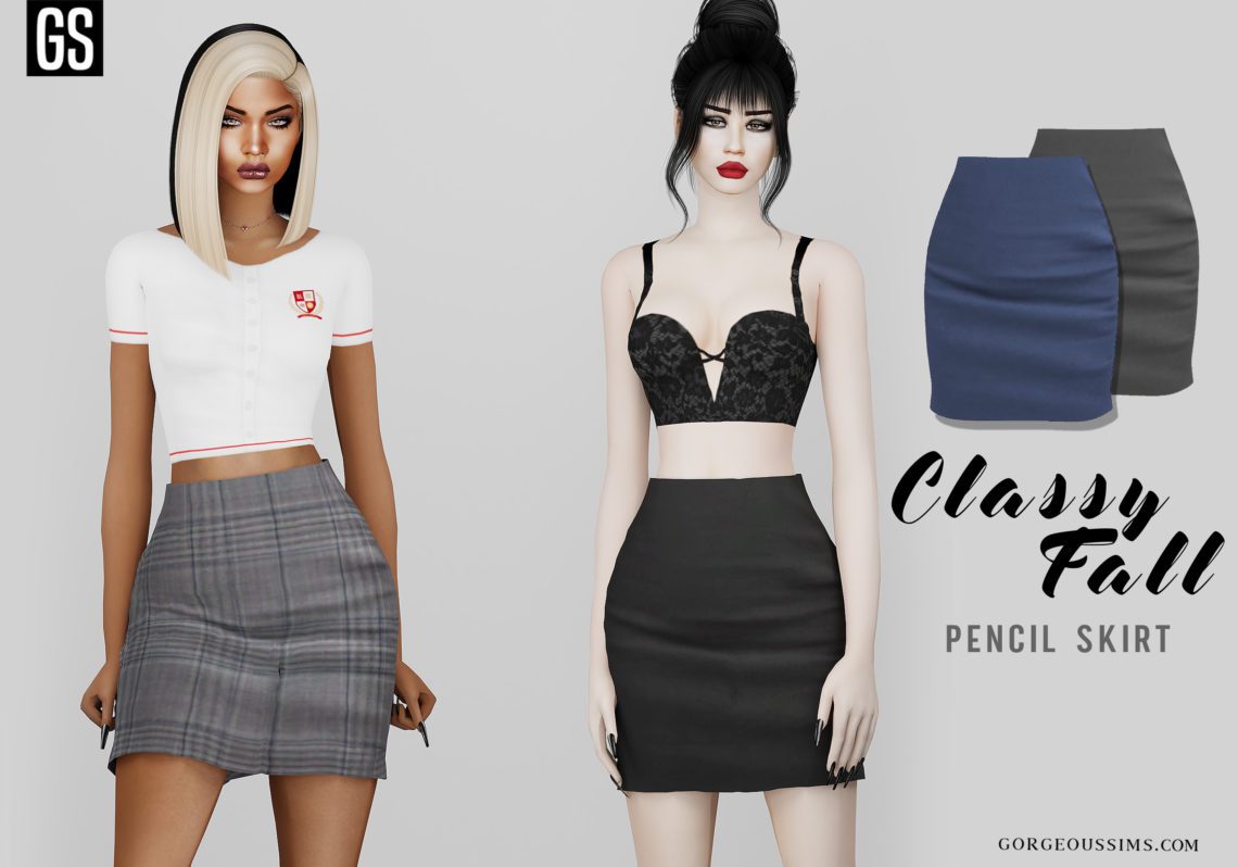 Classy Fall Pencil Skirt
