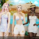 Mermaid Summer Clothing Set